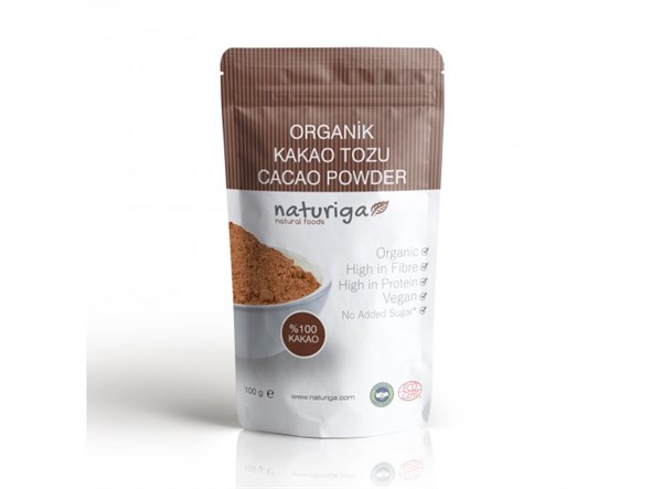 Naturiga Organik Kakao Tozu 100  gr.